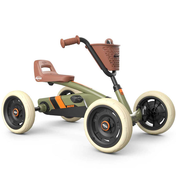 Berg Buzzy Kids Pedal Powered Go Kart Retro Green