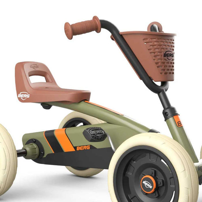 Berg Buzzy Kids Pedal Powered Go Kart Retro Green