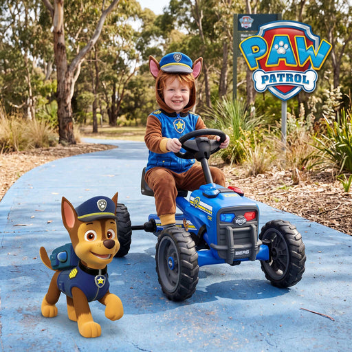 Berg Buzzy Officially Licensed PAW PATROL Kids Pedal Powered Go Kart Chase Blue