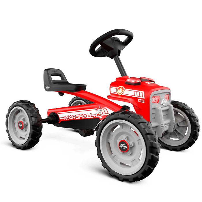 Berg Buzzy Officially Licensed PAW PATROL Kids Pedal Powered Go Kart Marshall Red