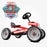 Berg Buzzy Officially Licensed PAW PATROL Kids Pedal Powered Go Kart Marshall Red