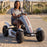 Berg Extra Race GTS Kids & Adults Pedal or 3 Gear Powered Go Kart | Pencil Grey