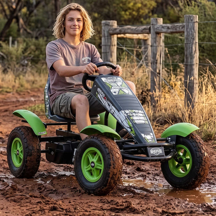 Berg Extra X-Plore Kids & Adults Pedal or 3 Gear Powered Go Kart | Modern Camo