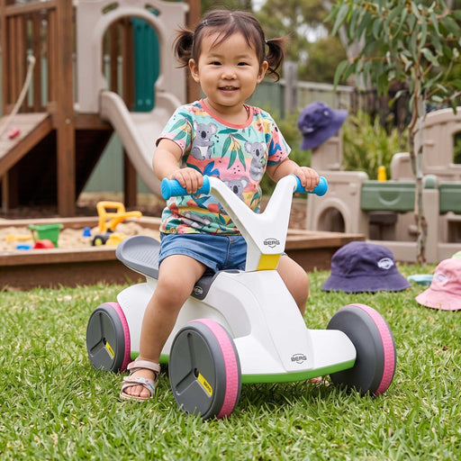 Berg Go Twirl Kids Push & Pedal Powered Go Kart | Rainbow Multicolour
