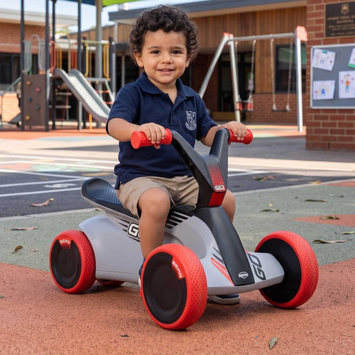 Berg Go2 Kids Push & Pedal Powered Go Kart | SparX Red