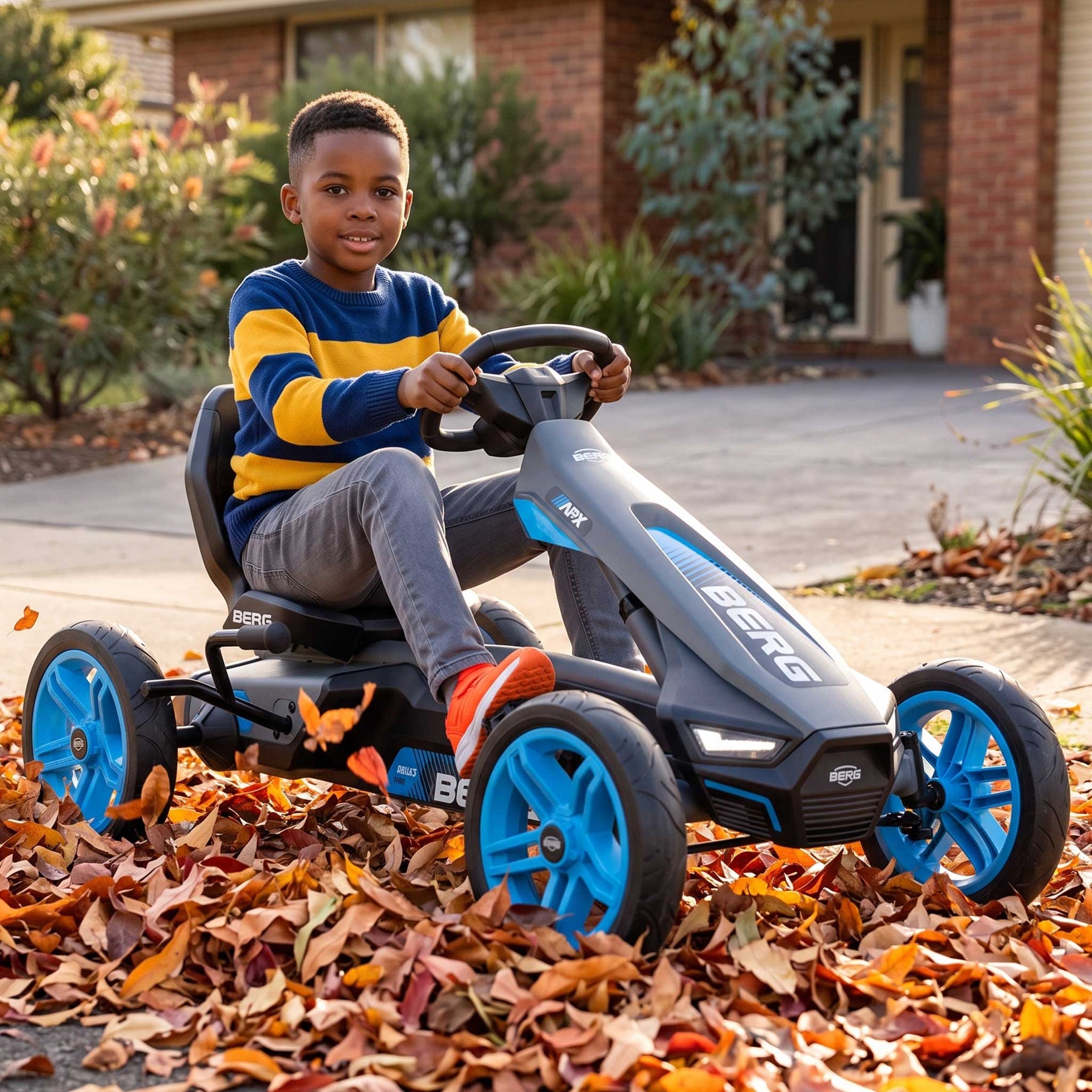 Berg Rally Kids Pedal Powered Go Kart | APX Blue Shadow