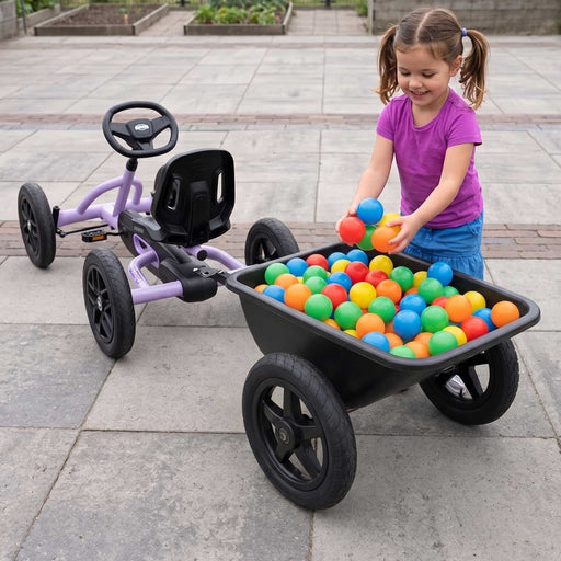 Berg Trailer & Tow Bar Hitch Mount for all Buddy Pedal Powered Go Carts | Black