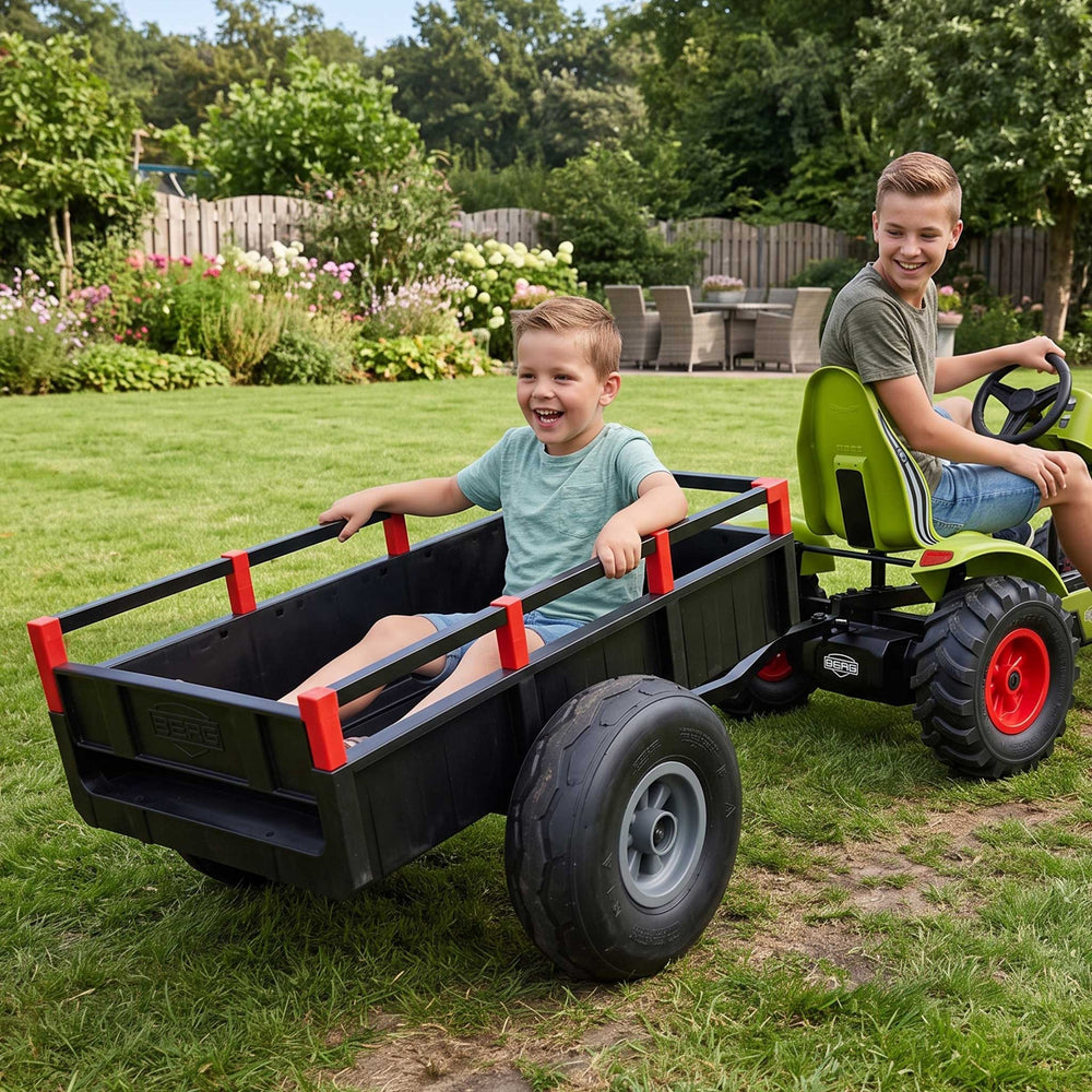 Berg Trailer for all Extra BFR Pedal Powered Go Carts | Black