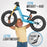 Berg Biky Balance Bike with Off Road Tyres & Handbrake Sky Racing Blue