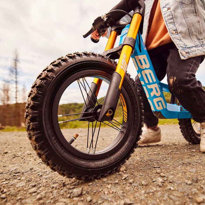 Berg Biky Balance Bike with Off Road Tyres & Handbrake Sky Racing Blue