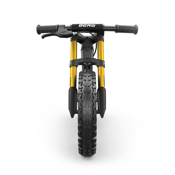 Berg Biky Balance Bike with Off Road Tyres & Handbrake Goosey Grey
