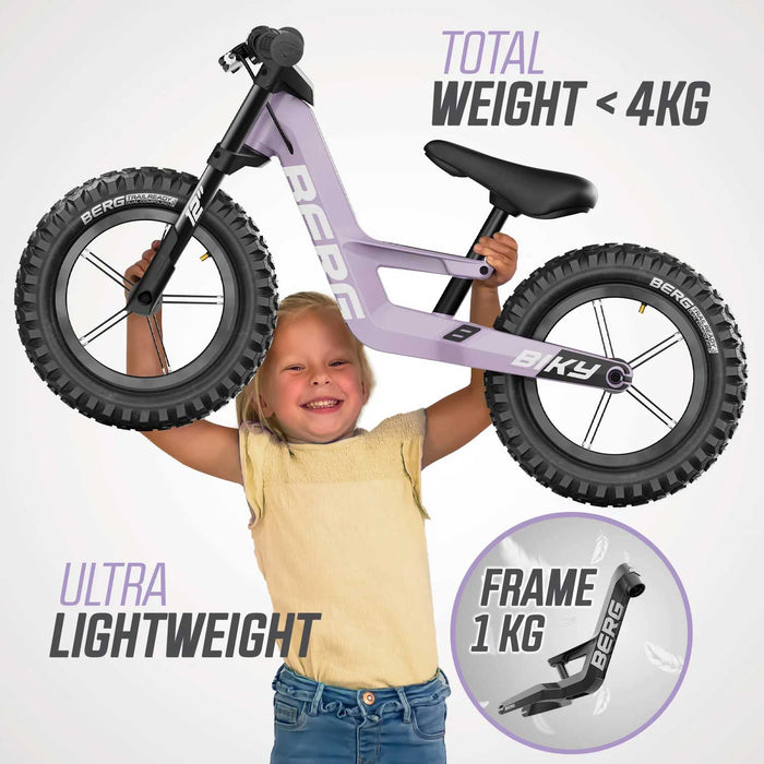 Berg Biky Balance Bike with Handbrake Purple