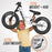 Berg Biky Balance Bike with Handbrake Pure White