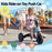 Deluxe Kids Tricycle Trike Bike Ride On Sky Blue with Black
