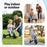 Deluxe Kids Tricycle Trike Bike Ride On Sky Blue with Black
