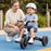 Deluxe Kids Tricycle Trike Bike Ride On White with Black