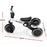 Deluxe Kids Tricycle Trike Bike Ride On White with Black