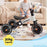 Deluxe Kids Tricycle Trike Bike Ride On White with Black
