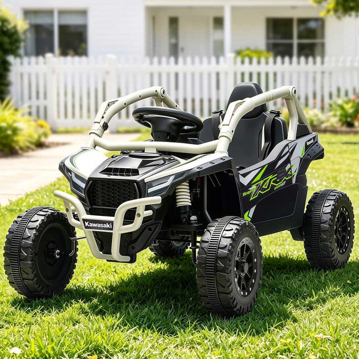 Deluxe Officially Licensed Kawasaki KRX 1000 Buggy 12V Off Road Kids Ride On Car with Remote Control KRX Nitro