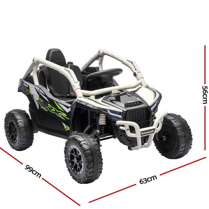 Deluxe Officially Licensed Kawasaki KRX 1000 Buggy 12V Off Road Kids Ride On Car with Remote Control KRX Nitro