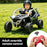 Deluxe Officially Licensed Kawasaki KRX 1000 Buggy 12V Off Road Kids Ride On Car with Remote Control KRX Nitro
