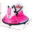 Deluxe Retro Kids Ride On BUMPER Car with Remote Control Candy Pink