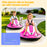 Deluxe Retro Kids Ride On BUMPER Car with Remote Control Candy Pink