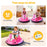 Deluxe Retro Kids Ride On BUMPER Car with Remote Control Candy Pink