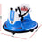 Deluxe Retro Kids Ride On BUMPER Car with Remote Control Ocean Blue