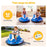 Deluxe Retro Kids Ride On BUMPER Car with Remote Control Ocean Blue