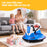 Deluxe Retro Kids Ride On BUMPER Car with Remote Control Ocean Blue