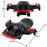 Deluxe Rollplay Nighthawk Electric Go Kart Ride On Car Red Black