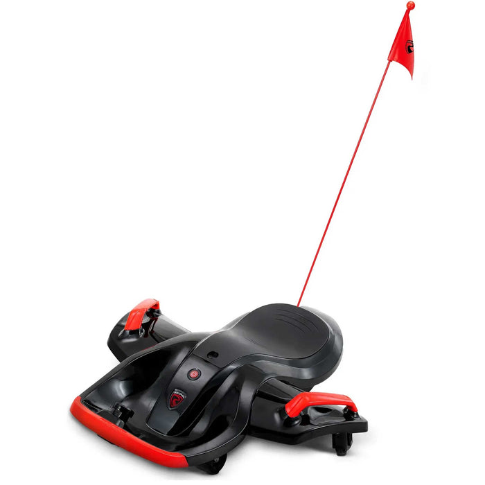 Deluxe Rollplay Nighthawk Electric Go Kart Ride On Car Red Black
