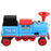 Deluxe Two Seater Kids Ride On Train Red Blue Black