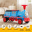 Deluxe Two Seater Kids Ride On Train Red Blue Black