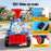 Deluxe Two Seater Kids Ride On Train Red Blue Black