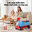 Deluxe Two Seater Kids Ride On Train Red Blue Black