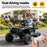 Deluxe Jeep Buggy 12V Off Road Kids Ride On Car with Remote Control-Rugged Black
