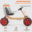 Deluxe Racer Kids Pedal Powered Go Kart-4-Wheel-Pedal-Ride-On-Toy-for-Kids-Ages-3-8-Adjustable-Seat-Red