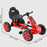 Deluxe Racer Kids Pedal Powered Go Kart-4-Wheel-Pedal-Ride-On-Toy-for-Kids-Ages-3-8-Adjustable-Seat-Red