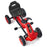 Deluxe Racer Kids Pedal Powered Go Kart-4-Wheel-Pedal-Ride-On-Toy-for-Kids-Ages-3-8-Adjustable-Seat-Red