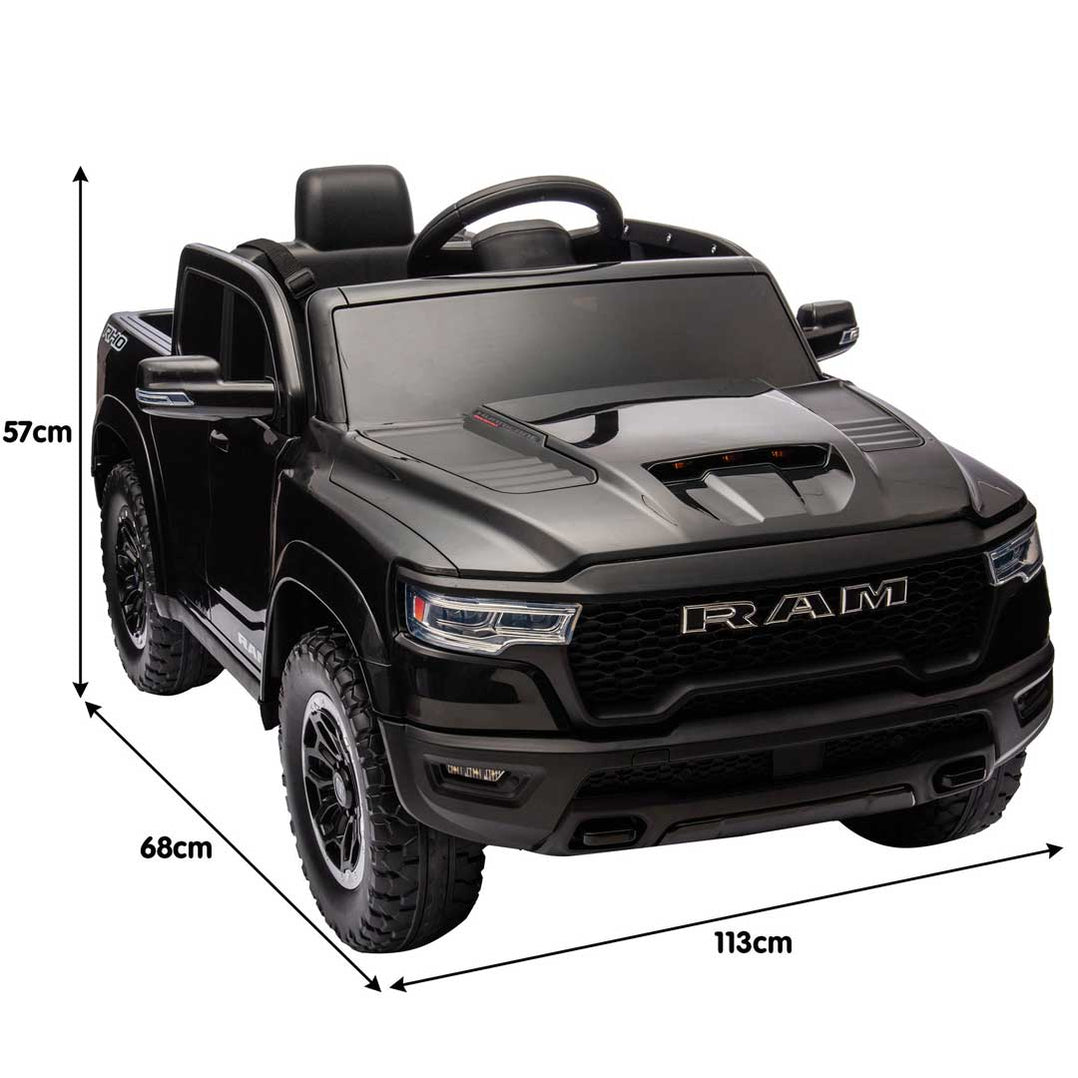 Dodge RAM 1500 RHO Officially Licensed Off Road Kids Ride On Car with ...