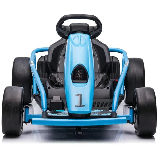 Traditional & Drifting Go Kart 24v Ride On Car | Cobalt & Black