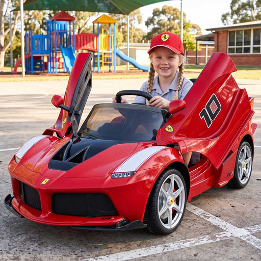 Ferrari LaFerrari Officially Licensed Kids Ride On Car with Remote Control Ferrari Red