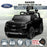 Ford Officially Licensed Ranger Wildtrak Deluxe Kids Ride On Car with Remote Control Shadow Black