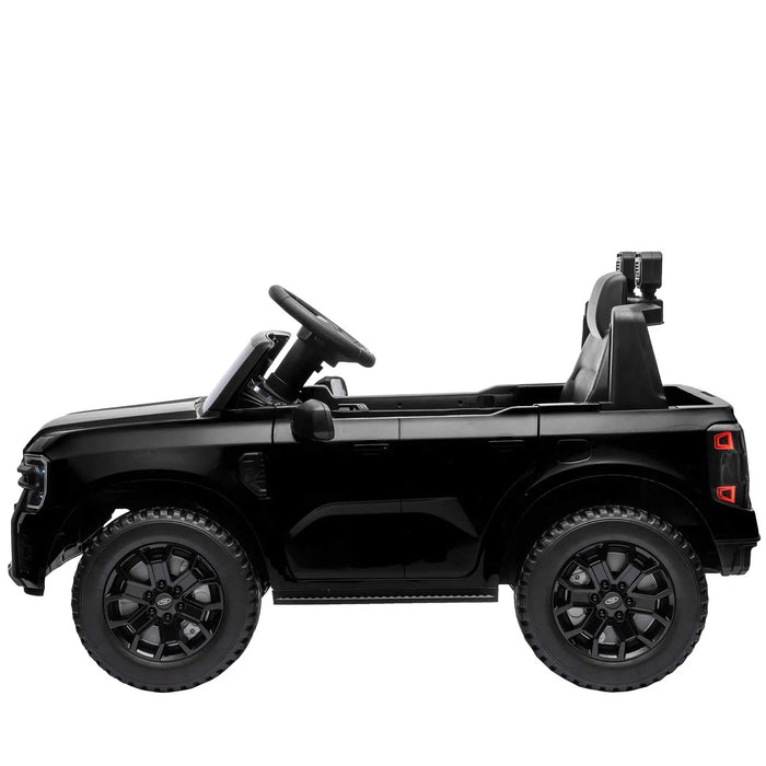 Ford Officially Licensed Ranger Wildtrak Deluxe Kids Ride On Car with Remote Control Shadow Black