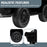 Ford Officially Licensed Ranger Wildtrak Deluxe Kids Ride On Car with Remote Control Shadow Black