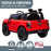 Ford Officially Licensed Ranger Wildtrak Deluxe Kids Ride On Car with Remote Control True Red