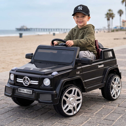 Mercedes Benz G50 Inspired Kids Ride On Car with Remote Control | Black