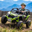 Go Skitz Premium 24V Kids Ride On Buggy with Remote Control Black with Toxic Green